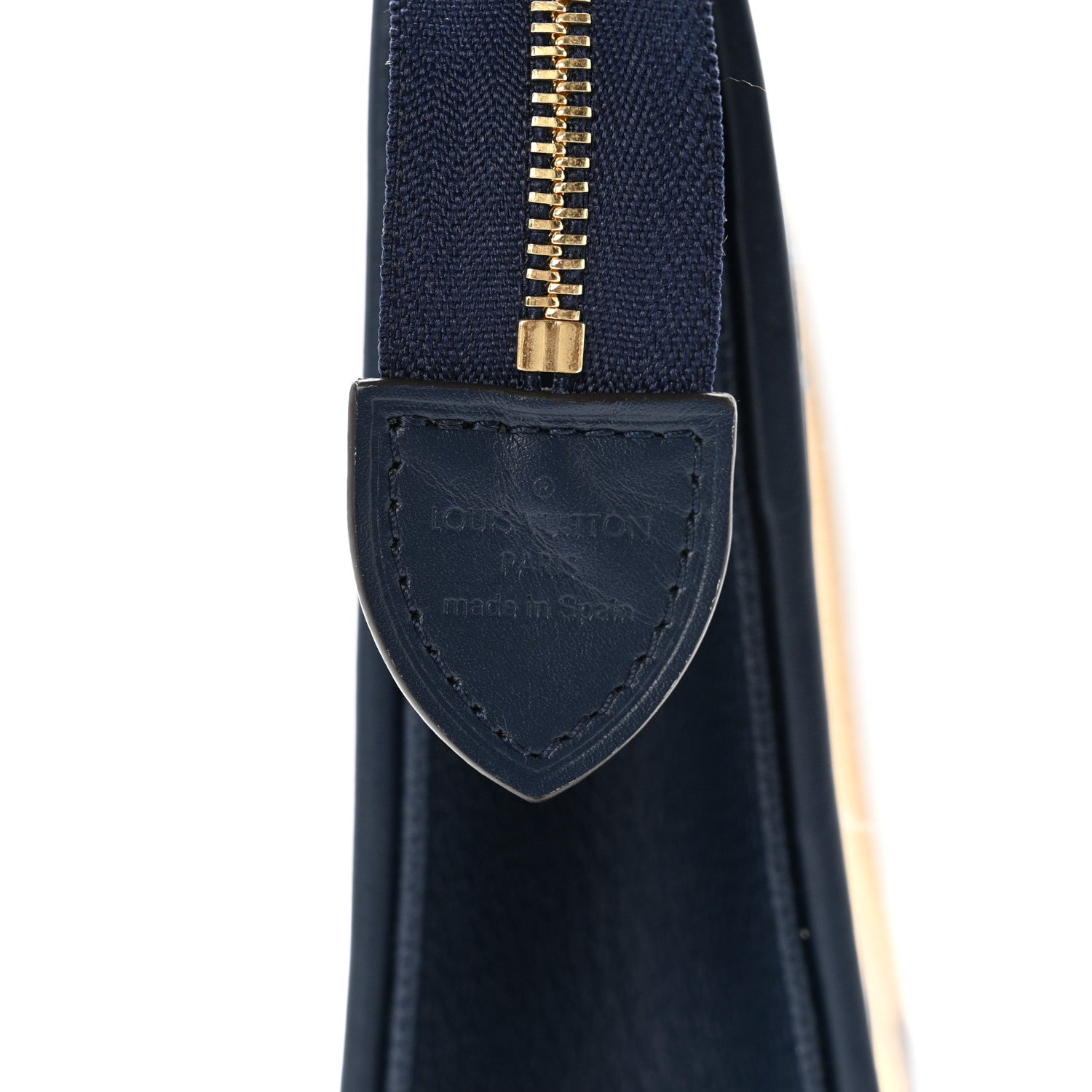 Louis Vuitton Raffia Calfskin Monogram Giant Toiletry Pouch 26 Blue 6 of 9
