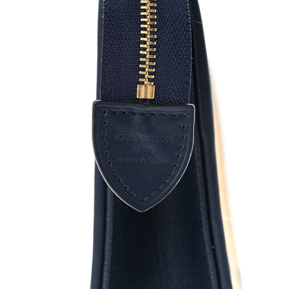 Louis Vuitton Raffia Calfskin Monogram Giant Toiletry Pouch 26 Blue 6 of 9