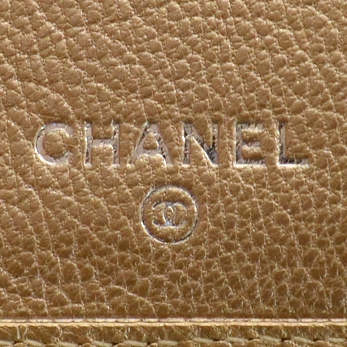Large Flap Wallet Metallic