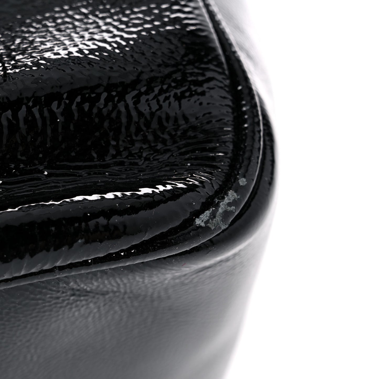 Vernice Naplack Medium Soho Bowler Black