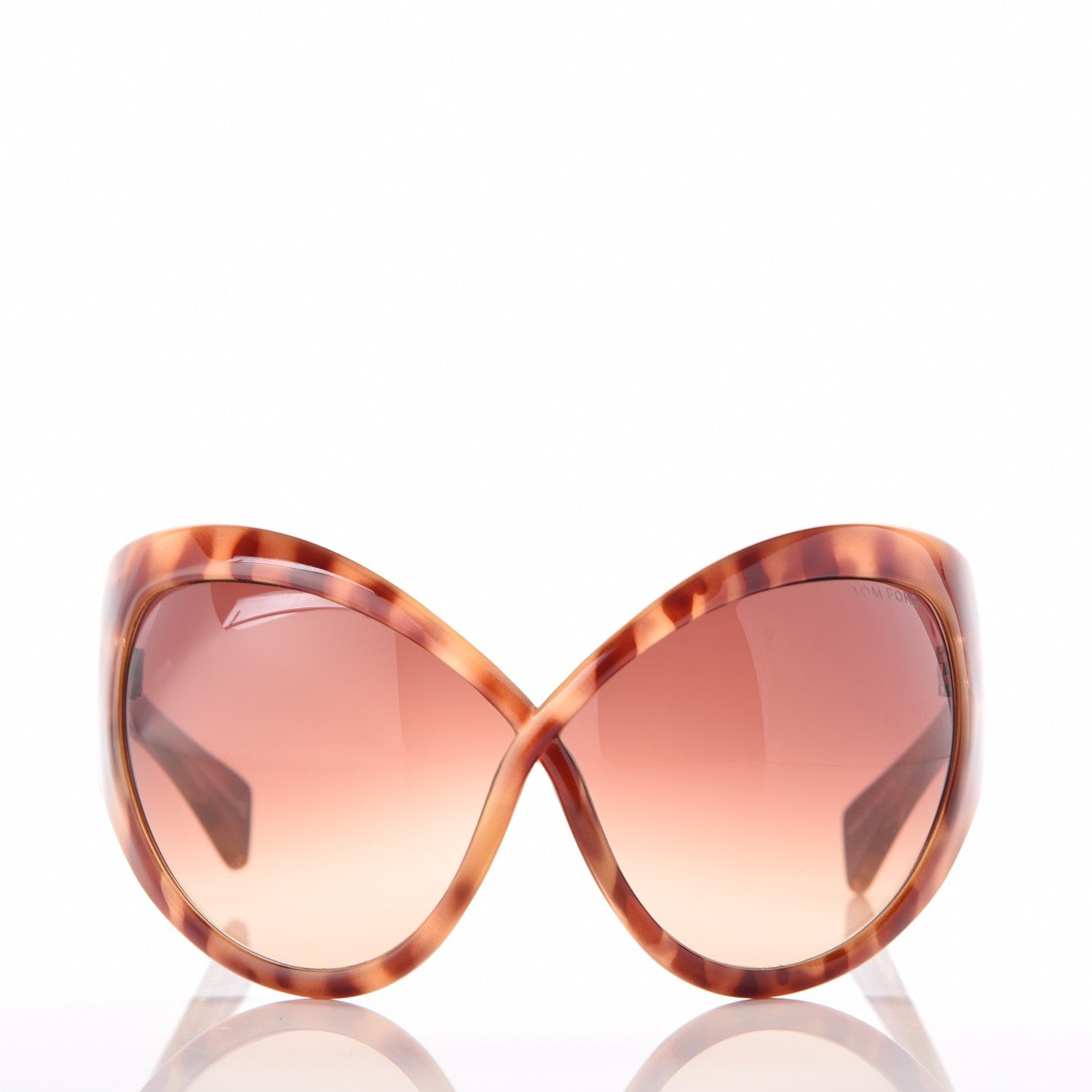 Tom Ford Daphne Oversized Sunglasses FT0219 Pearl Havana 2 of 8