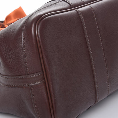 Hermes Swift Bolduc Twilly Garden Party TPM Chocolate 7 of 9