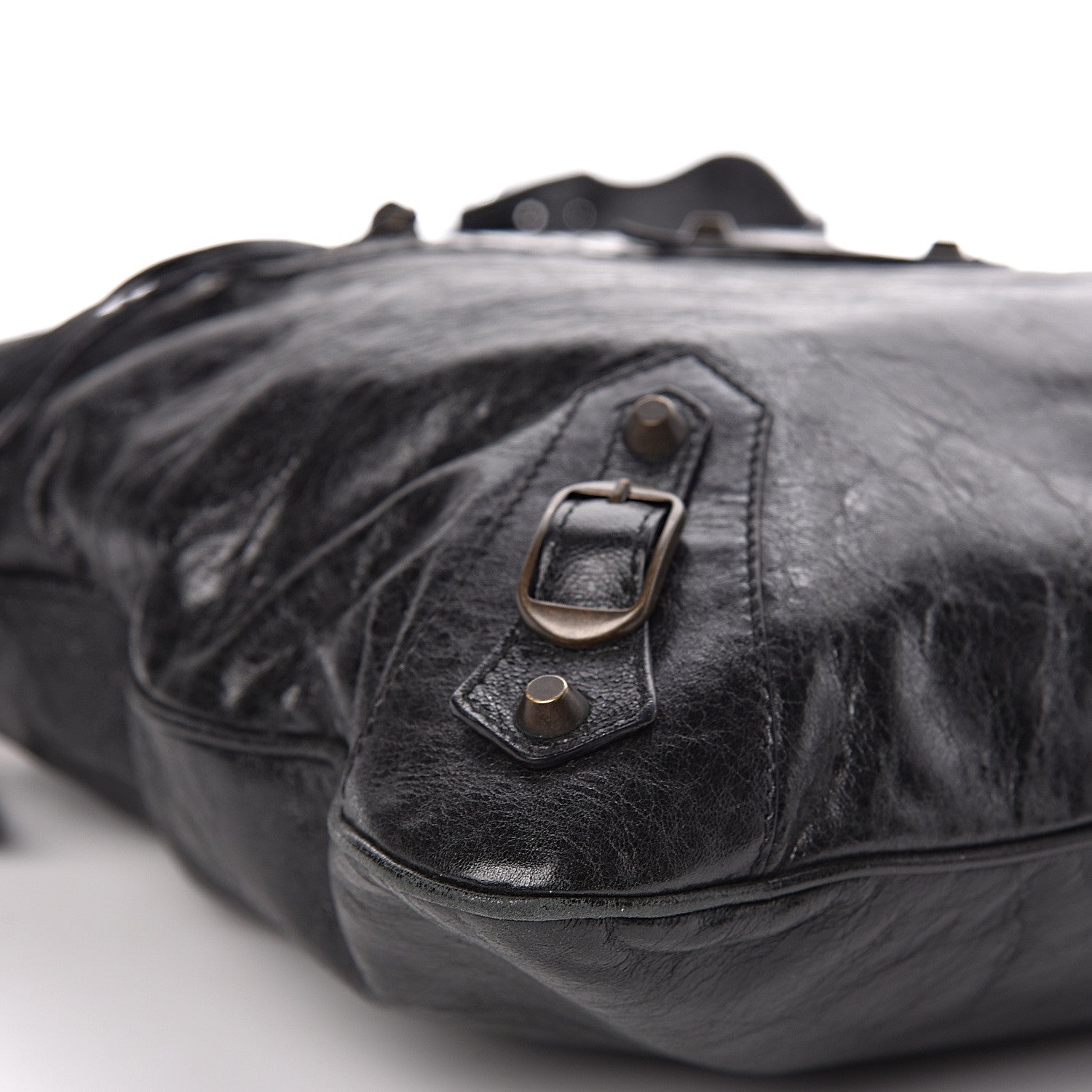 Balenciaga Chevre Classic Hardware Flat Messenger Black 8 of 10