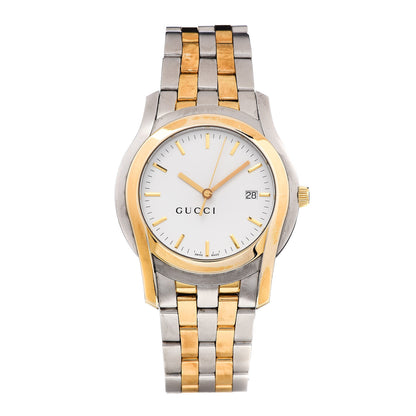 Gucci Stainless Steel 38mm 5500XL Two Tone Quartz Watch 1 of 6