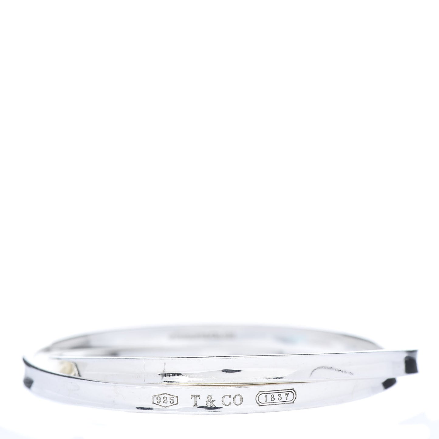 Sterling Silver 1837 Interlocking Bangle Bracelet