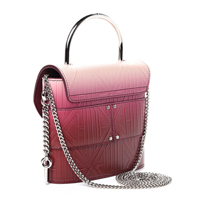Chloe Calfskin Embossed Small Aby Lock Brown Purple 2 of 10