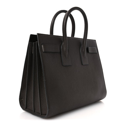 Saint Laurent Grained Calfskin Small Sac De Jour Dark Brown 3 of 11