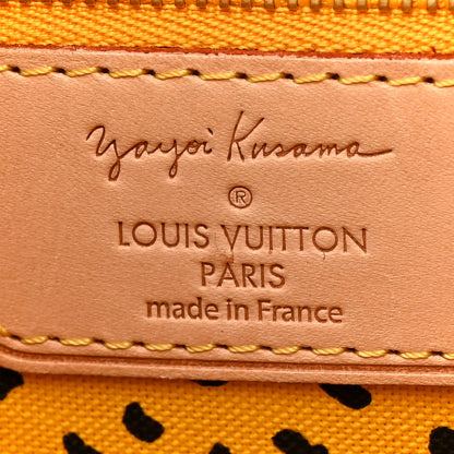 Louis Vuitton Monogram Kusama Waves Neverfull MM Yellow 6 of 11