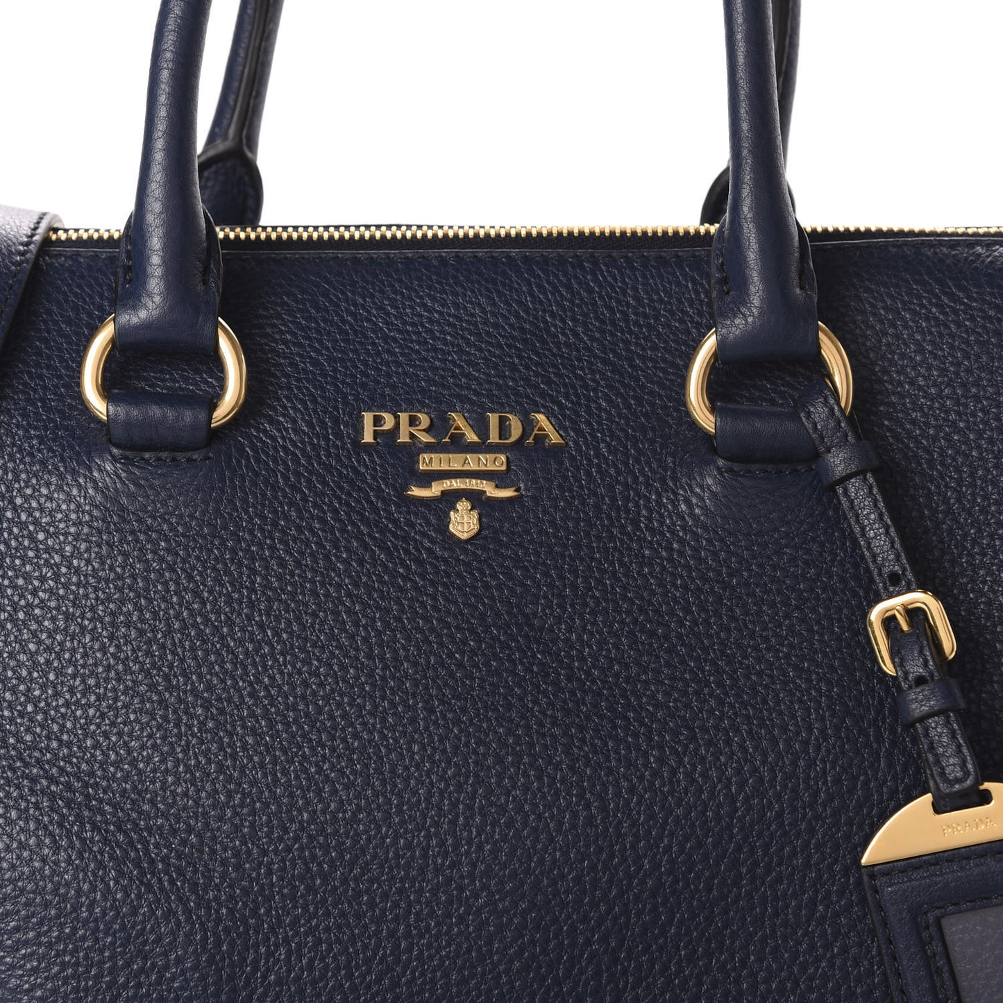 Vitello Phenix Top Handle Bag Baltico