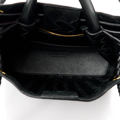 Bottega Veneta Nappa Intrecciato Small Andiamo Shoulder Bag Black 5 of 10