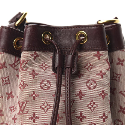 Louis Vuitton Mini Lin Monogram Noelie Cherry 11 of 11