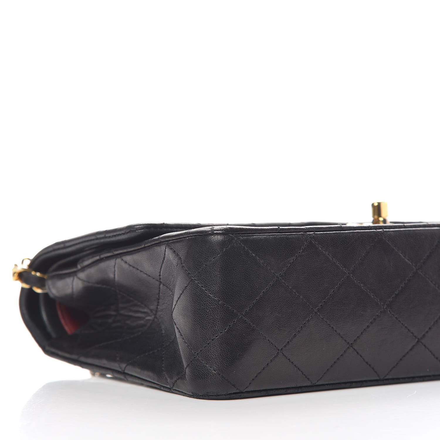 Chanel Lambskin Quilted Medium Double Flap Black 6 of 19