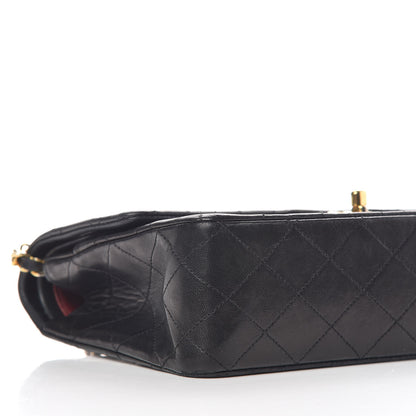 Chanel Lambskin Quilted Medium Double Flap Black 6 of 19