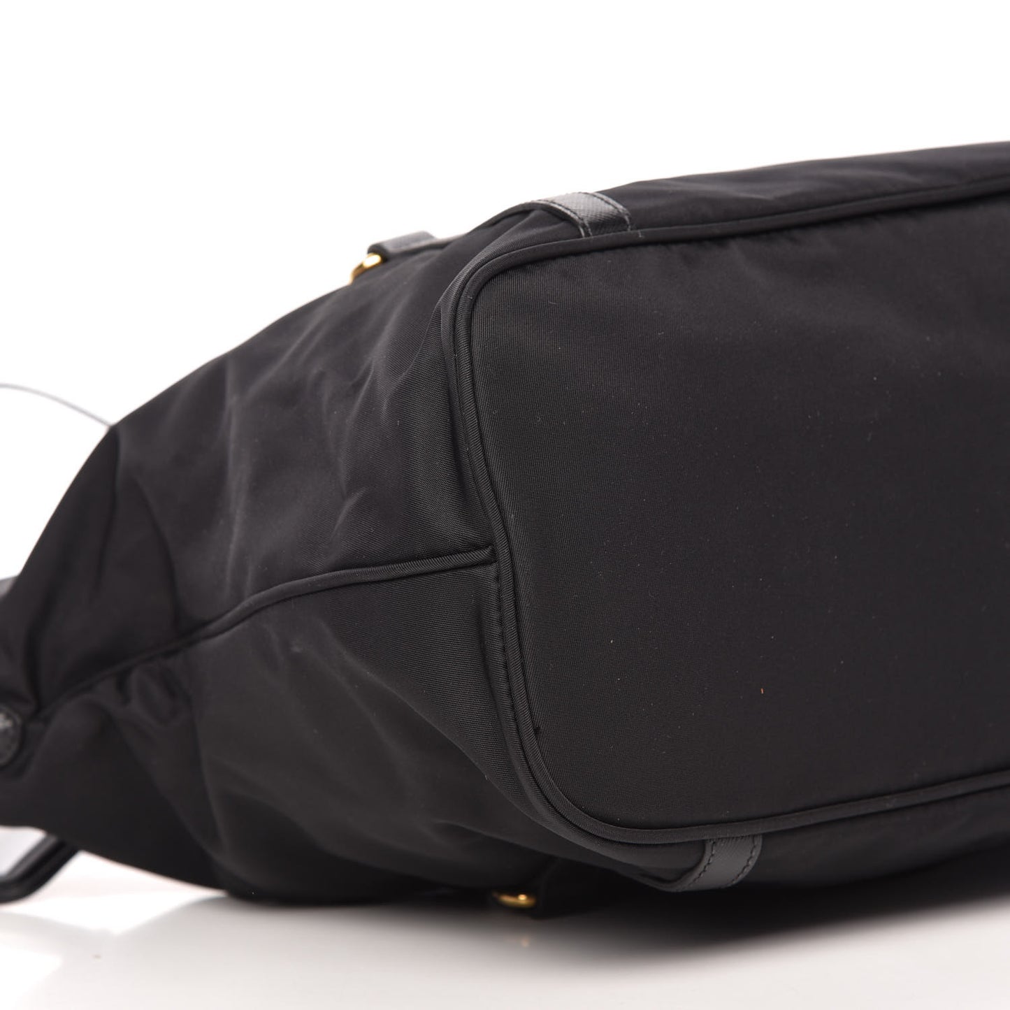 Saffiano Tessuto Nylon Tote Black