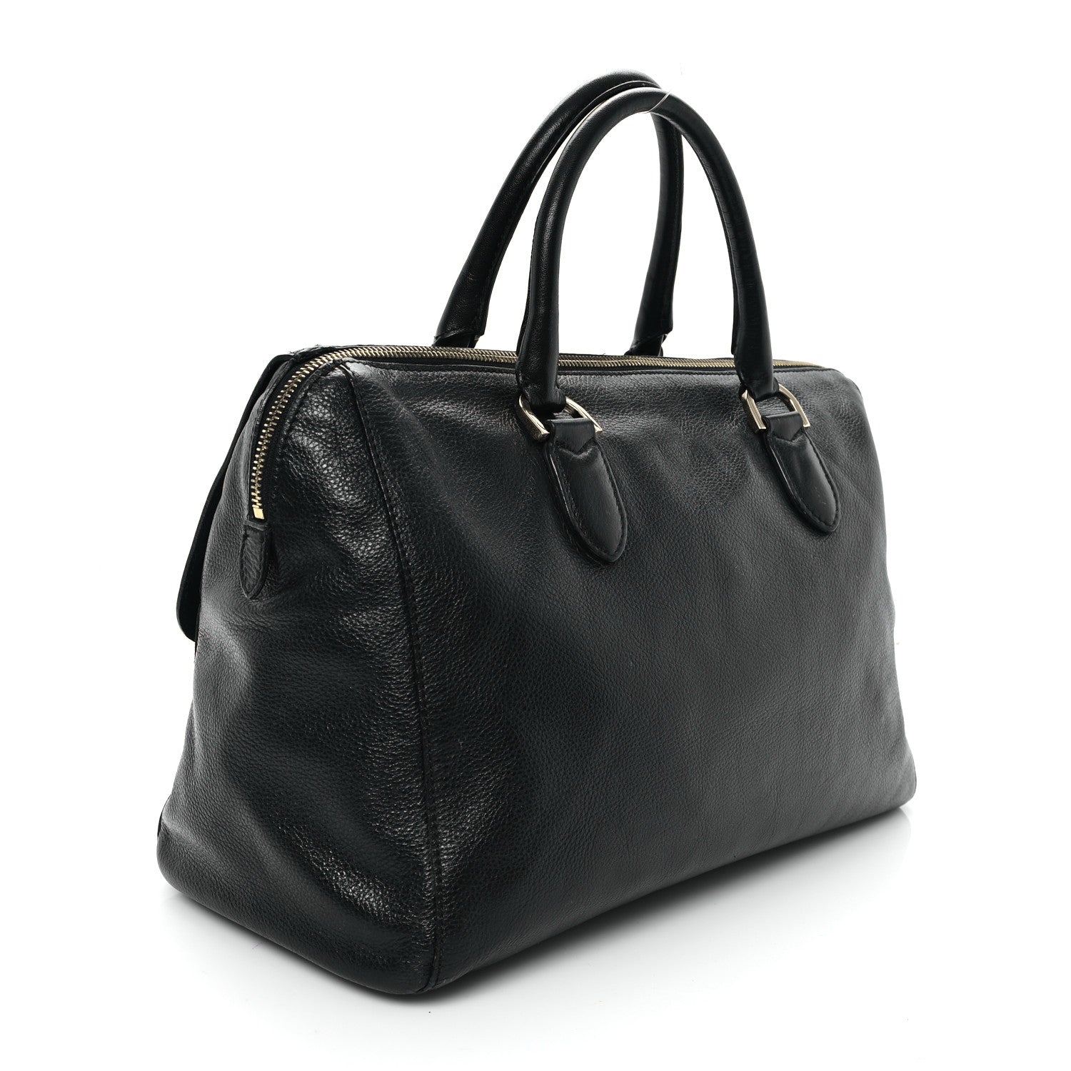 Mulberry Glossy Goatskin Medium Del Rey Satchel Black 3 of 11