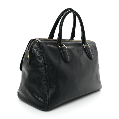 Mulberry Glossy Goatskin Medium Del Rey Satchel Black 3 of 11