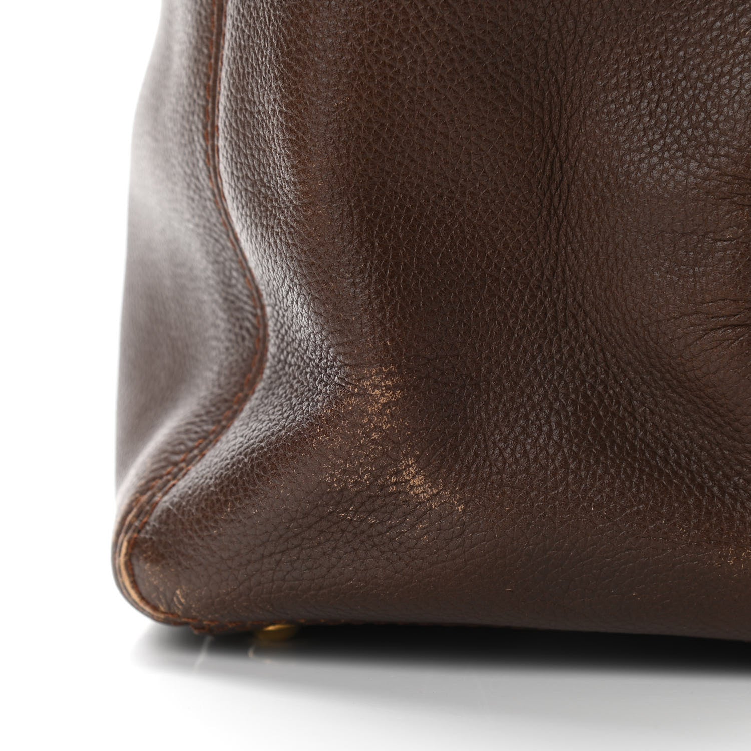 Chanel Calfskin Cerf Executive Shopper Tote Brown 15 of 20
