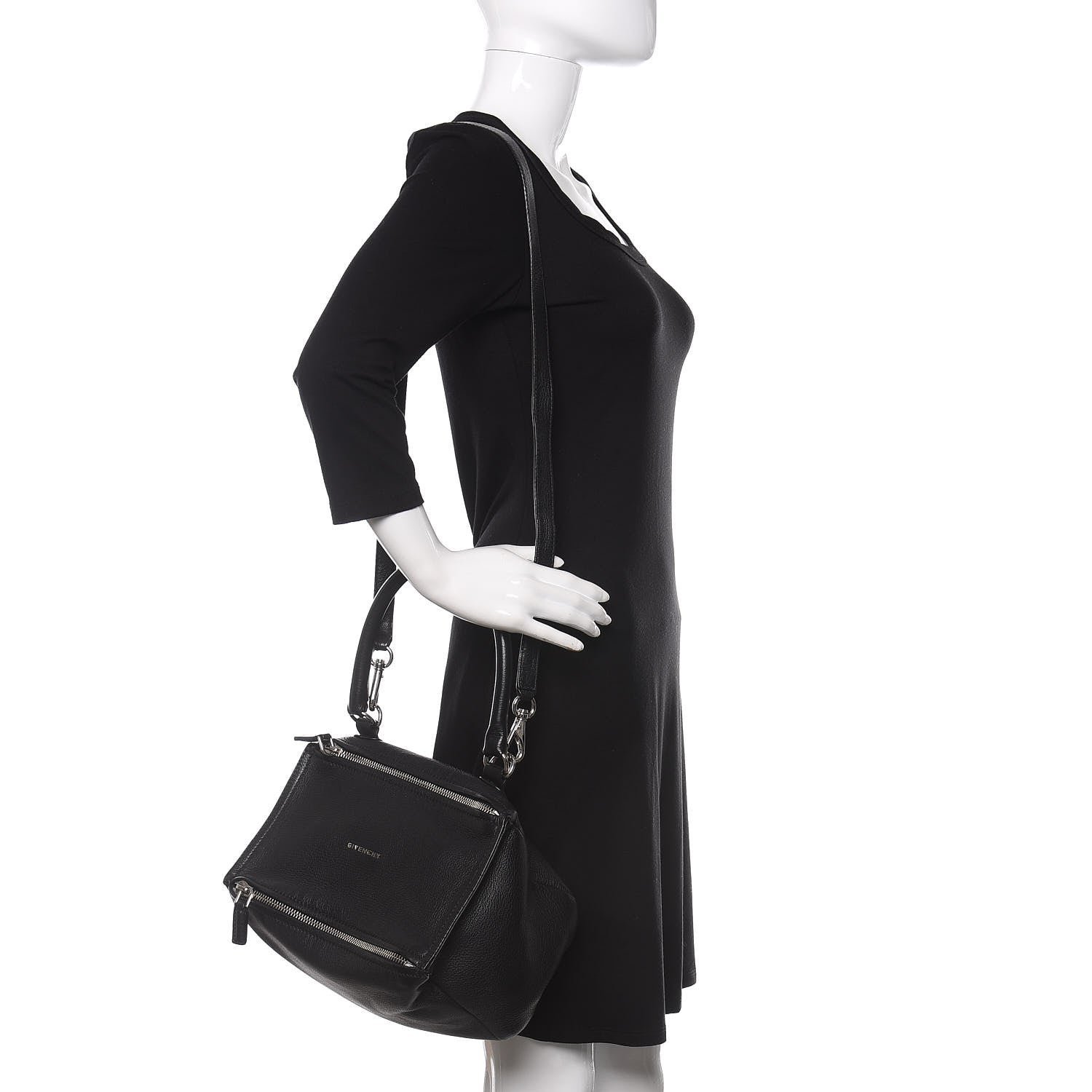 Givenchy Sugar Goatskin Small Pandora Black 2 of 10