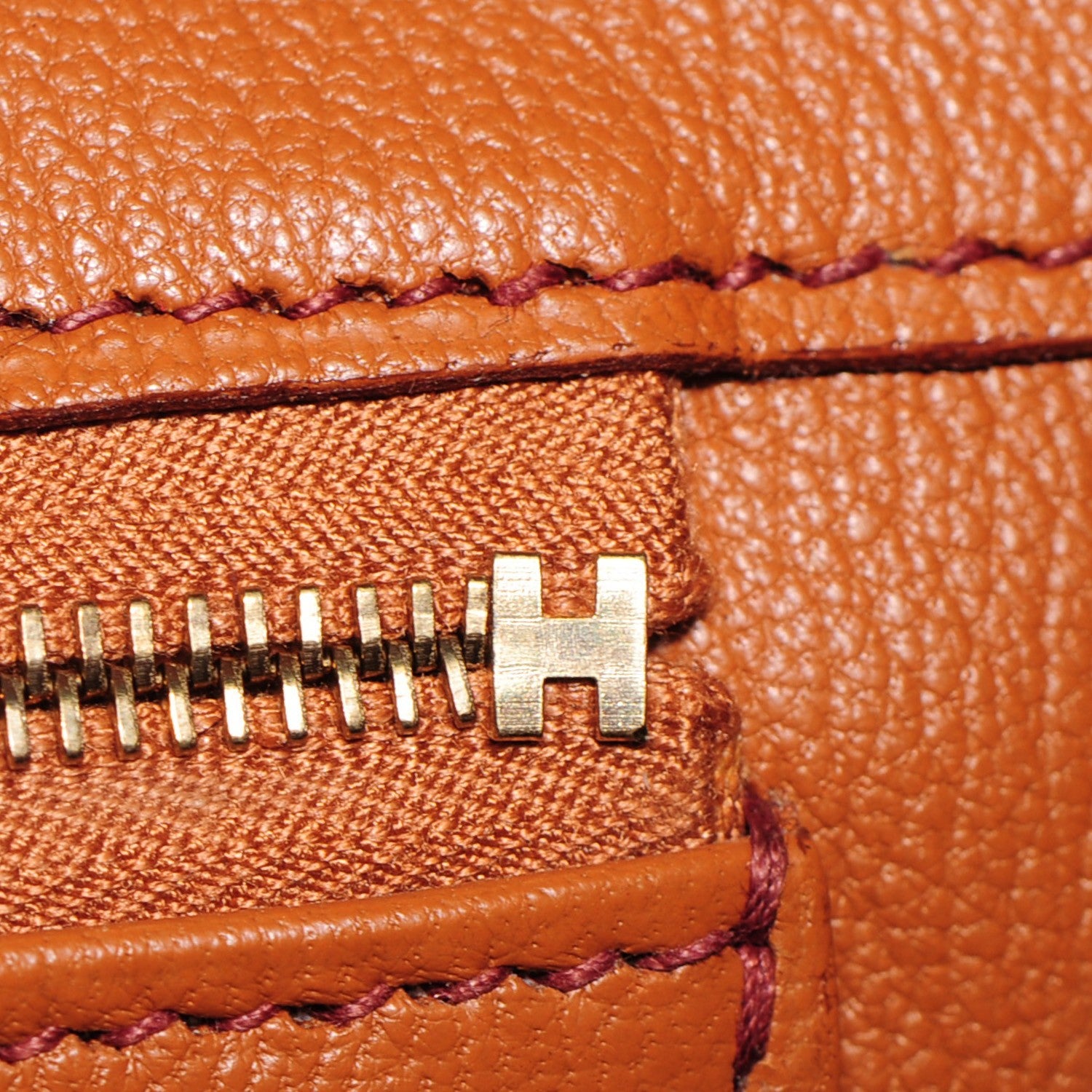 Hermes Ostrich Birkin 30 Cognac 10 of 26