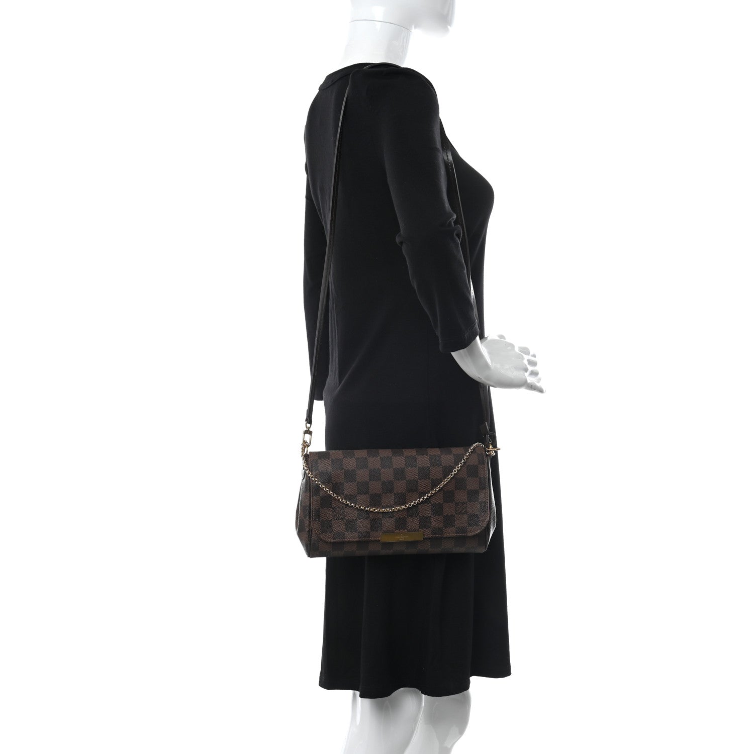 Louis Vuitton Damier Ebene Favorite MM 2 of 12