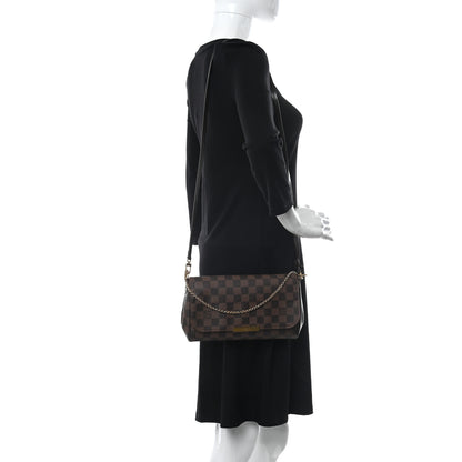 Louis Vuitton Damier Ebene Favorite MM 2 of 12