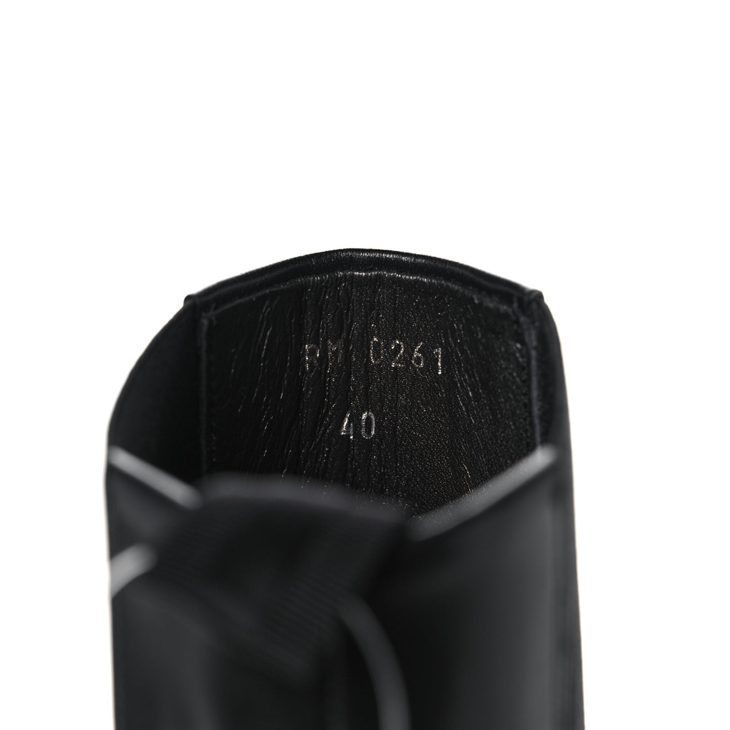 Square Chelsea Boots 40 Black