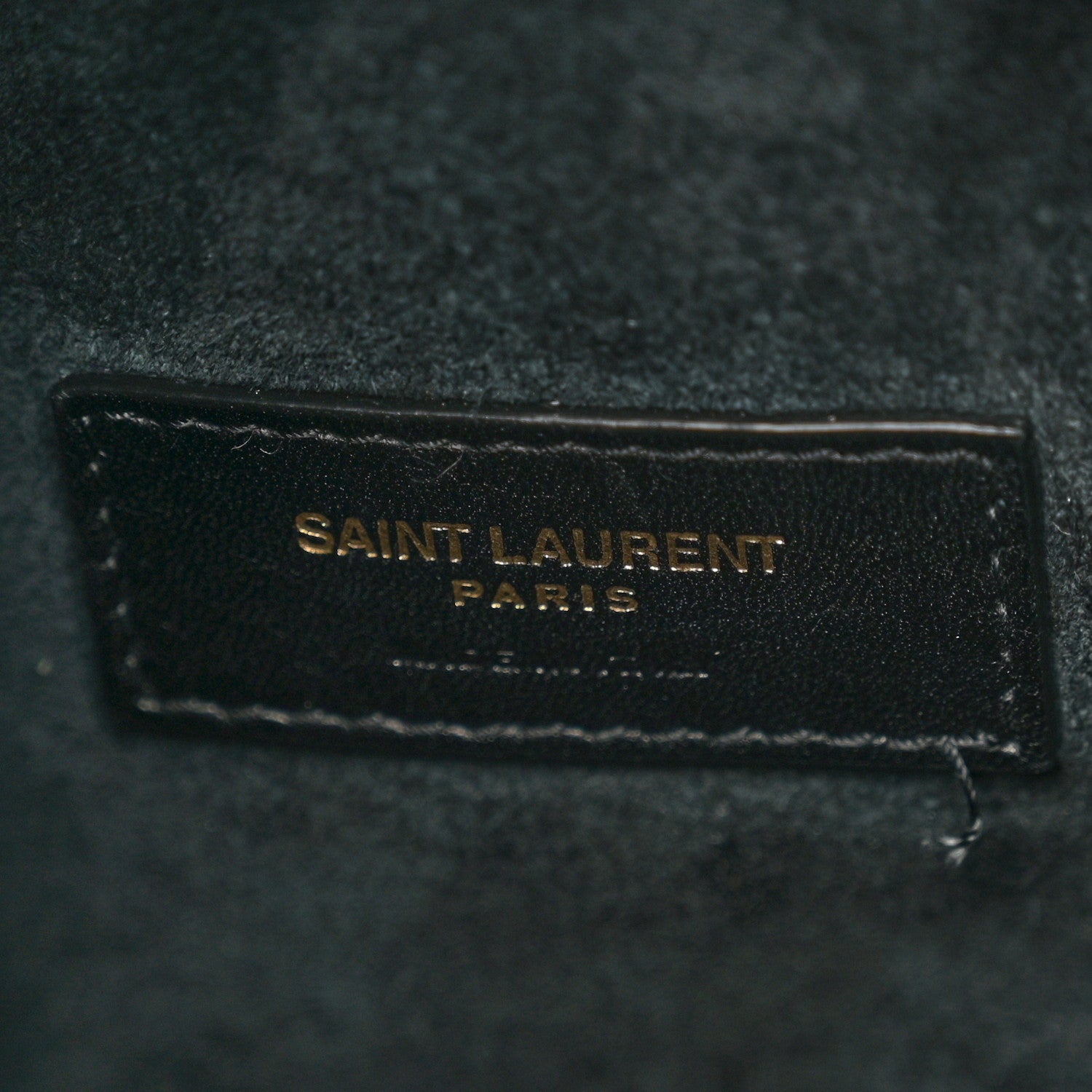Saint Laurent Crocodile Embossed Calfskin Medium Paris VII Flat Hobo Black 7 of 15