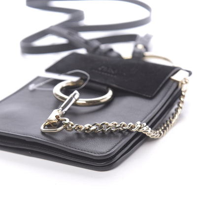 Chloe Suede Calfskin Mini Faye Bracelet Bag Black 9 of 9