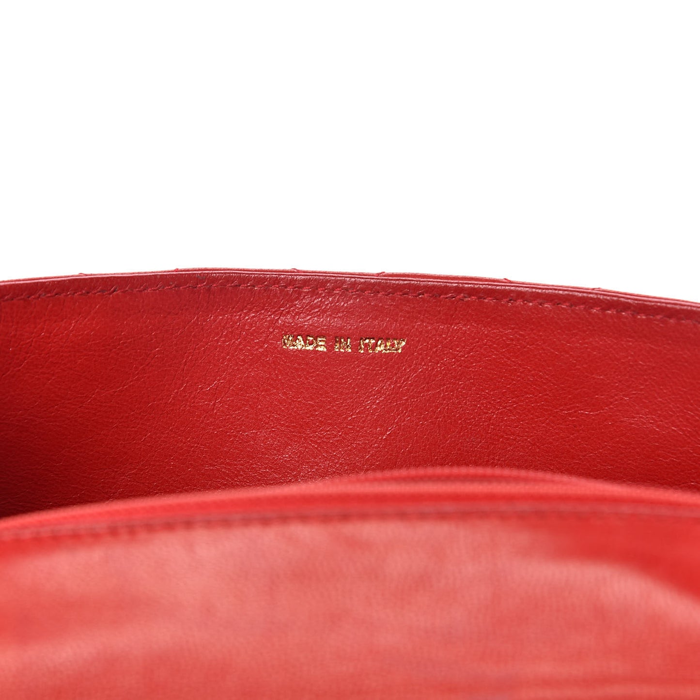 Lambskin Quilted CC Tassel Flap Red