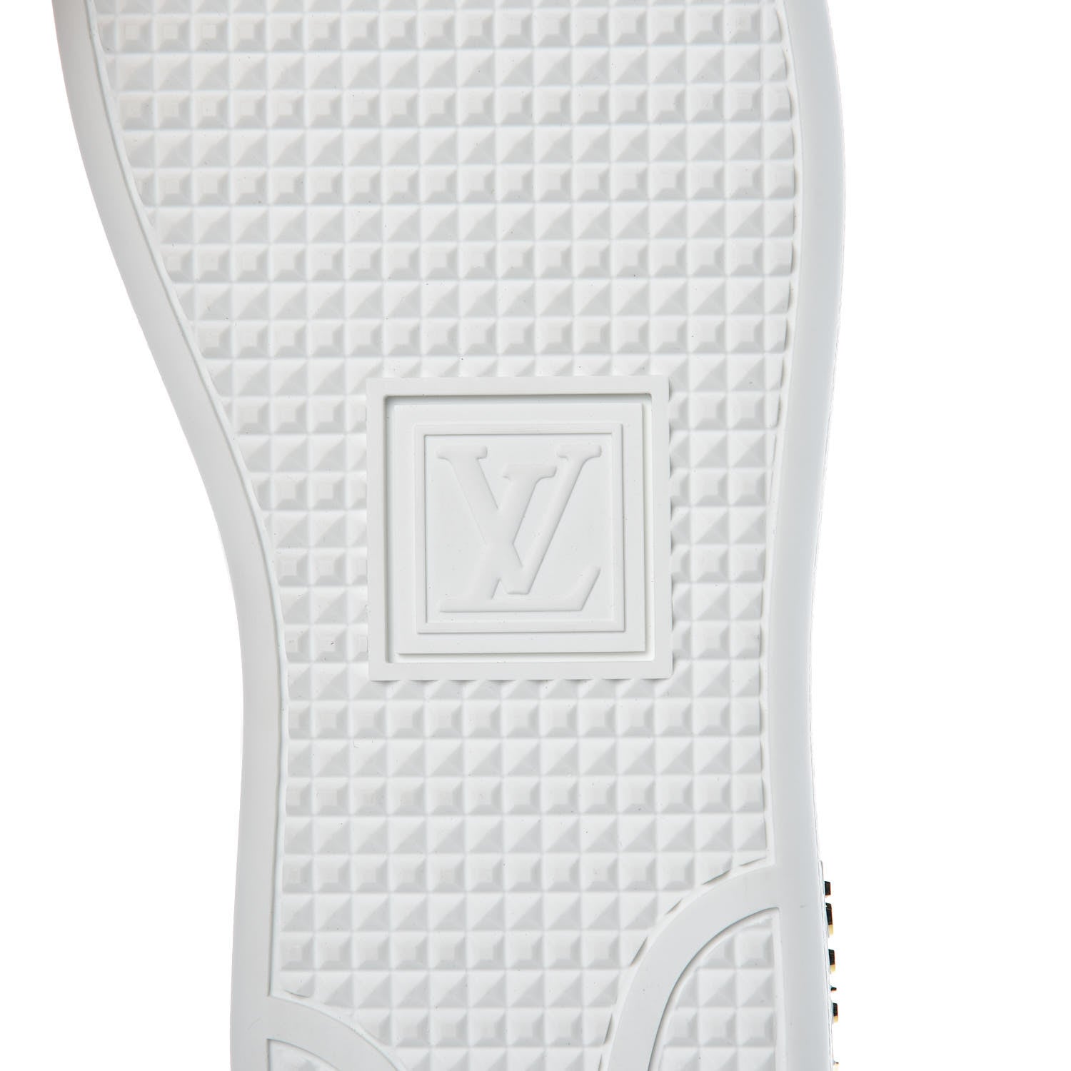Louis Vuitton Calfskin Frontrow Sneakers 37.5 White 7 of 8