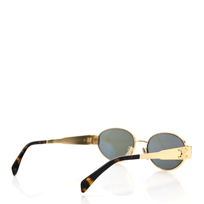 Celine Metal Triomphe 01 Sunglasses CL40235U Gold Green 4 of 7