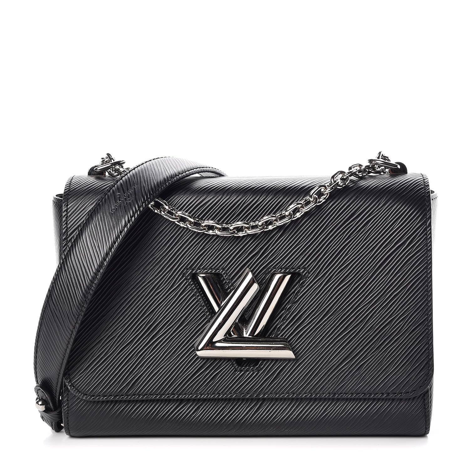 Louis Vuitton Epi Twist Shoulder Bag MM Black 1 of 9