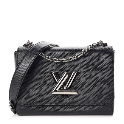 Louis Vuitton Epi Twist Shoulder Bag MM Black 1 of 9