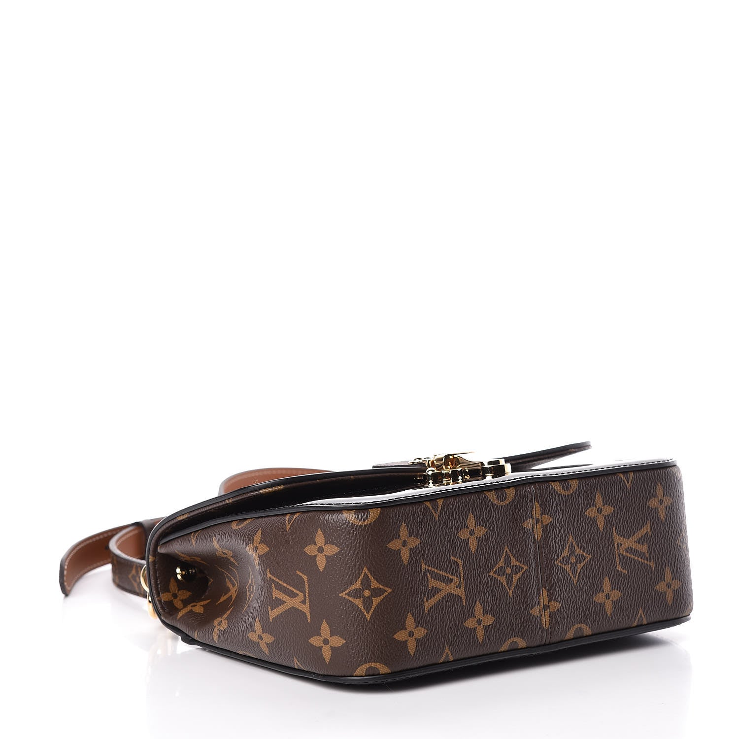 Louis Vuitton Patent Calfskin Monogram Cherrywood BB Black 4 of 8