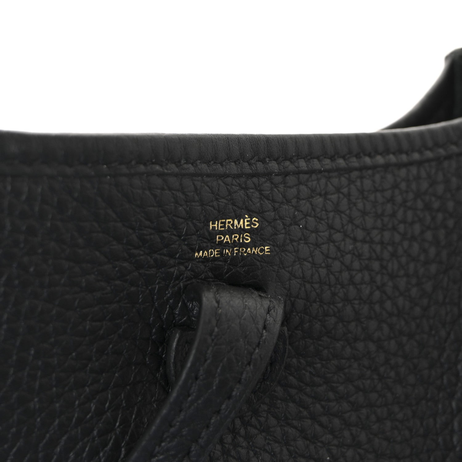 Hermes Taurillon Clemence Evelyne TPM Black 6 of 10