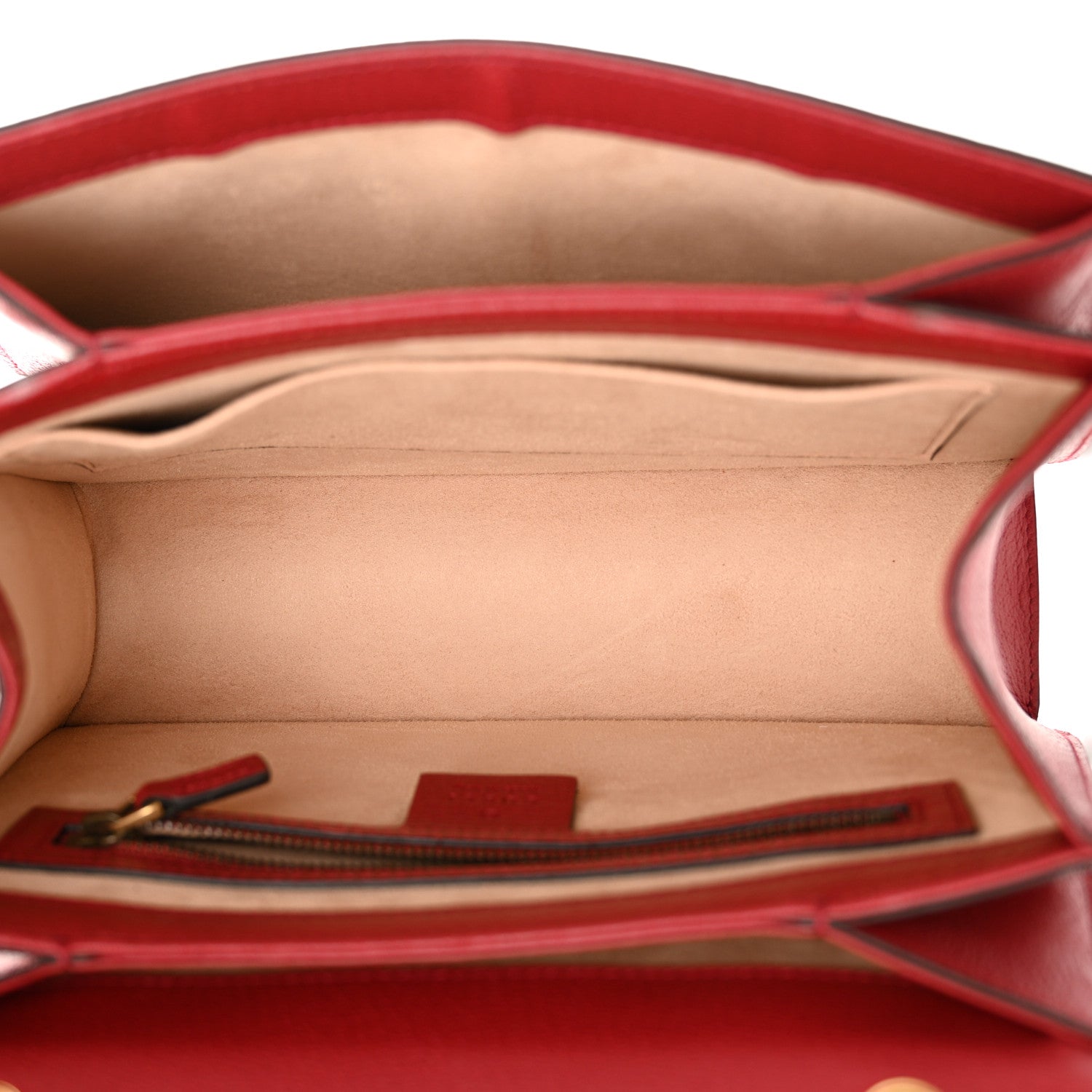 Gucci GG Supreme Monogram Small Queen Margaret Top Handle Bag Red 4 of 11