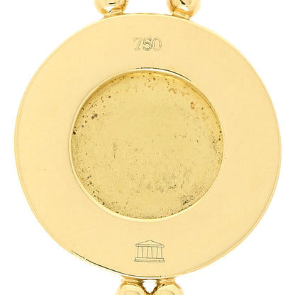 Temple St. Clair 18K Yellow Gold Diamond 10mm Pave Angel Pendant 4 of 4