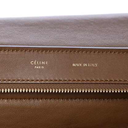 Celine Smooth Calfskin Suede Medium Tri-Color Trapeze Bright Blue 7 of 15
