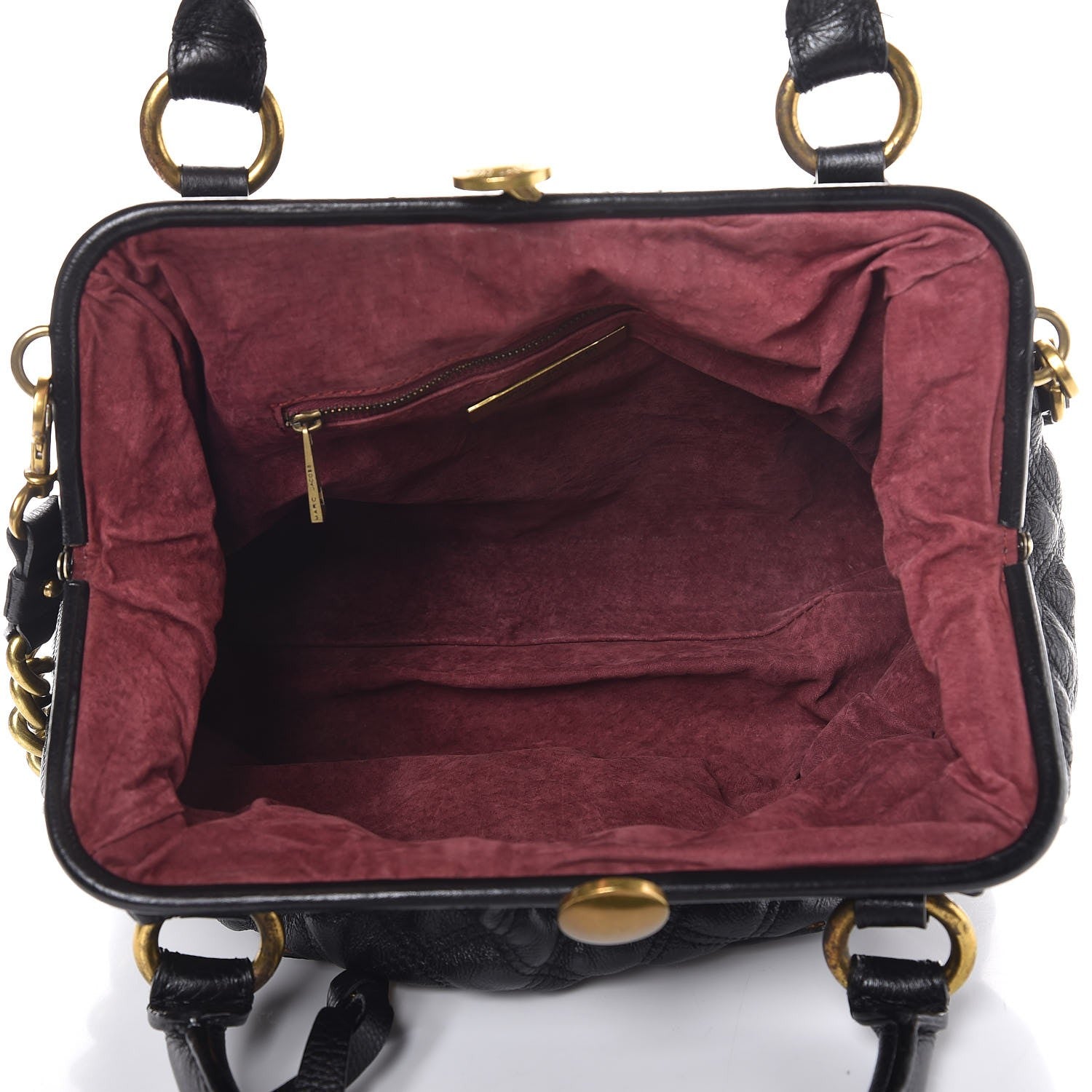 Marc Jacobs Calfskin Quilted Stam Black 5 of 15
