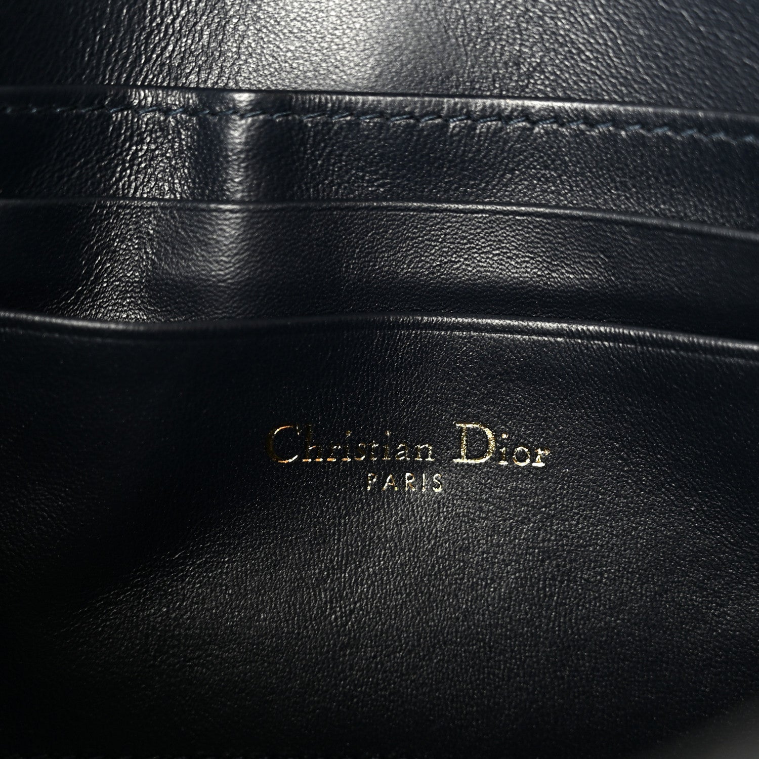 Christian Dior Oblique 30 Montaigne Avenue Pouch With Flap Blue 6 of 10