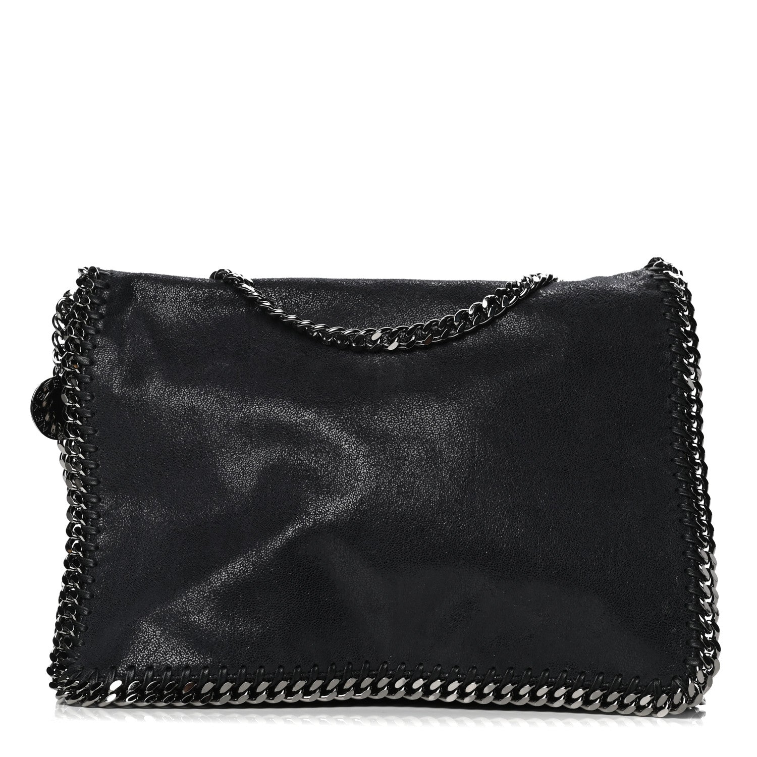 Stella McCartney Shaggy Deer Falabella Messenger Navy 1 of 5