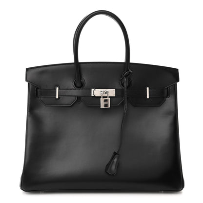 Hermes Box Guilloche Birkin 35 Black 1 of 11