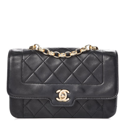 Chanel Lambskin Quilted Mini Flap Black 1 of 11