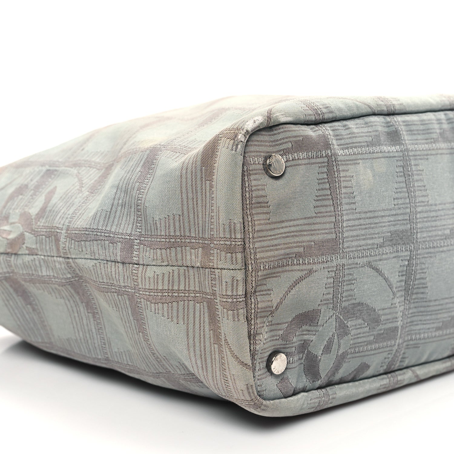 Chanel Nylon Travel Tote Gray 9 of 13