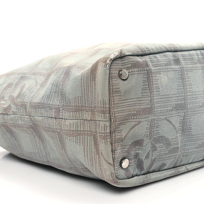 Chanel Nylon Travel Tote Gray 9 of 13
