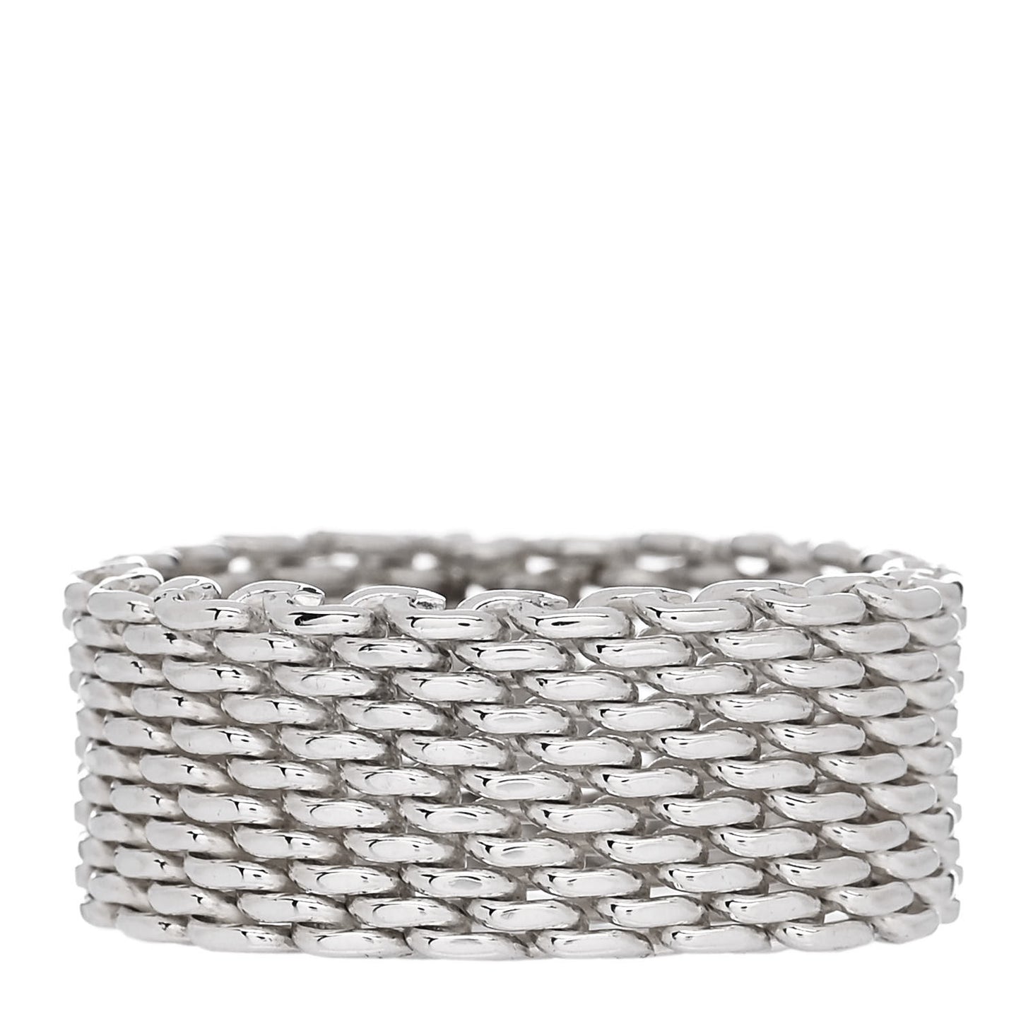 Sterling Silver Somerset Mesh Ring 63 10.5