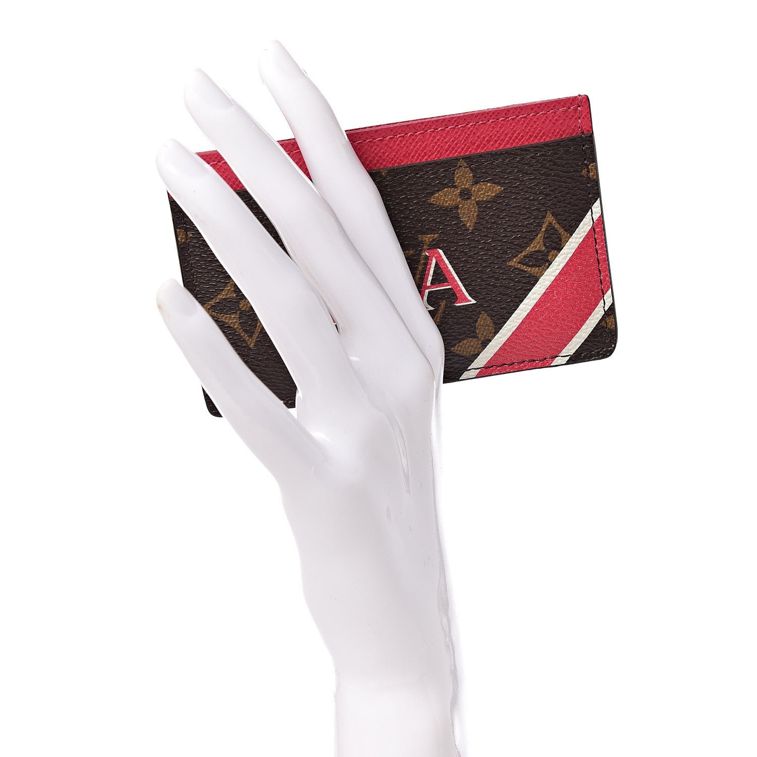 Louis Vuitton Monogram My LV Heritage Card Holder Fuchsia White 2 of 8