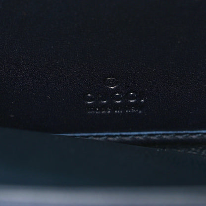 Gucci Calfskin Web Zip Around Wallet Navy 6 of 8