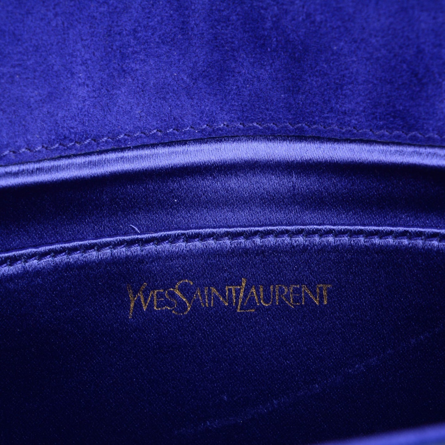 Patent Calfskin Monogram Large Belle De Jour Clutch Royal Blue
