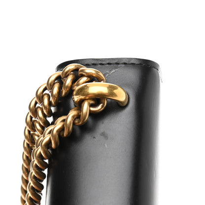 Gucci Knight Calfskin Small GG Marmont Chain Handle Bag Black 14 of 14